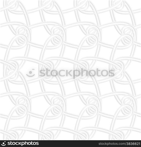Seamless geometric background. Modern monochrome 3D texture. Pattern with realistic shadow and cut out of paper effect.3D vertical interlocking ornament.