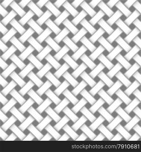 Seamless geometric background. Modern monochrome 3D texture. Pattern with realistic shadow and cut out of paper effect.Geometrical pattern with gradient lattice on dark gray.