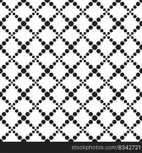 Seamless geometric dot stream line square pattern background