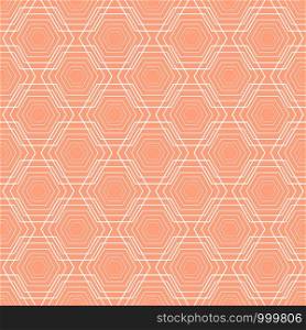 Seamless geometric hexagon pattern. Honeycomb, linear, futuristic, technology texture background