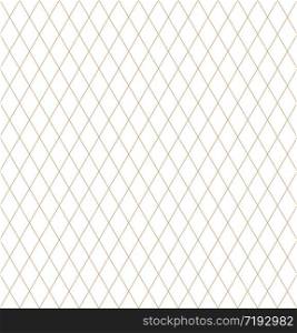 Seamless geometric linear pattern, great design for any purpose.Pattern background vector.Fine lines.Gold and white.. Seamless geometric linear pattern in golden and white.