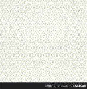 Seamless geometric ornament based on traditional islamic art.Brown color. Great design for fabric,textile,cover,wrapping paper,background.. Seamless arabic geometric ornament in brown color.