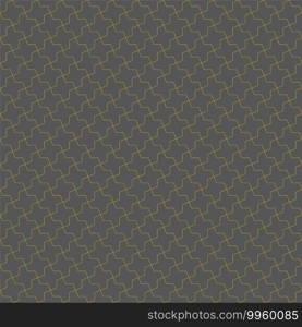 Seamless geometric ornament based on traditional islamic art.Brown color lines.Great design for fabric,textile,cover,wrapping paper,background. Fine lines.Gray background.. Seamless arabic geometric ornament in brown color lines.Gray background.
