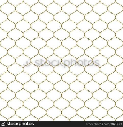 Seamless geometric ornament .Brown color lines. Based on arabic motif .Thin lines.. Seamless geometric ornament . Brown color .Thin lines.