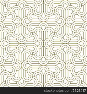 Seamless geometric ornament .Brown color lines.Great design for fabric,textile,cover,wrapping paper,background.. Seamless geometric ornament . Brown color thin lines .