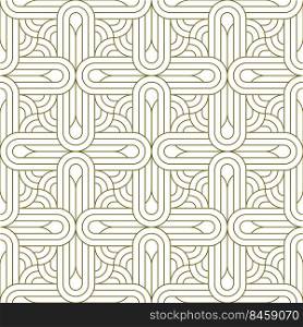 Seamless geometric ornament .Brown color lines.Great design for fabric,textile,cover,wrapping paper,background.. Seamless geometric ornament . Brown color thin lines .