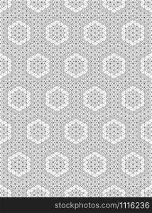Seamless geometric pattern .Based on elements japanese style Kumiko.Black lines.For design template,textile,fabric,wrapping paper,laser cutting and engraving.Fine lines.. Seamless traditional Japanese geometric ornament .Black and white.
