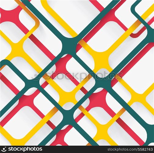 Seamless Geometric Pattern. Cellular texture. Repeating abstract background