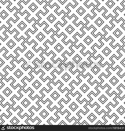 Seamless geometric pattern. Contoured lines.Traditional ornament.. Seamless geometric pattern. Contoured lines . Doubled lines