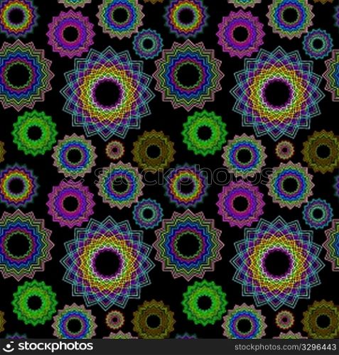 seamless geometric pattern extended, abstract texture; vector art illustration