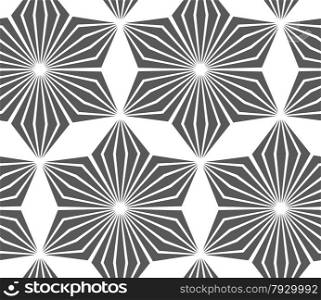 Seamless geometric pattern. Gray abstract geometrical design. Flat monochrome design.