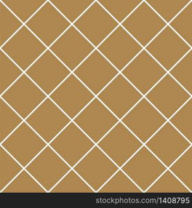 Seamless geometric pattern, great design for print, lasercutting, engraving.Pattern background vector.Gold and white.Average thickness lines.. Seamless geometric pattern in golden and white.