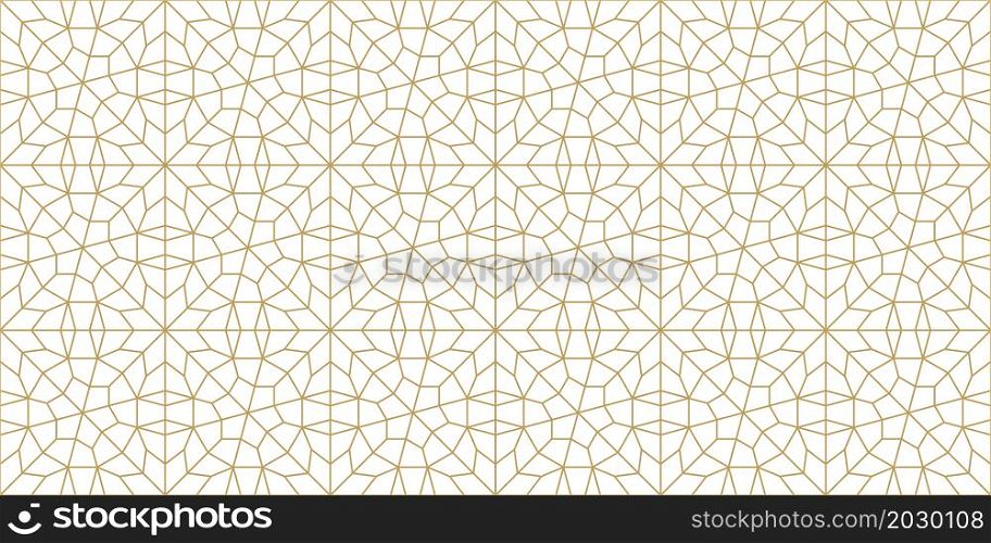 Seamless geometric pattern in authentic arabian style. Vector illustration. Seamless geometric pattern in authentic arabian style.