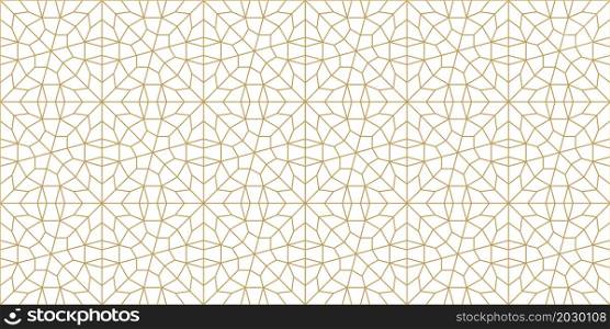 Seamless geometric pattern in authentic arabian style. Vector illustration. Seamless geometric pattern in authentic arabian style.