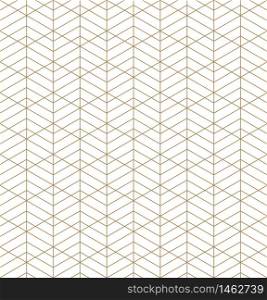 Seamless geometric pattern inspired by Japanese Kumiko ornament.For template,fabric,textile,wrapping paper,laser cutting and engraving. Japanese pattern background vector.Average thickness lines.. Seamless geometric pattern inspired by Japanese Kumiko ornament.