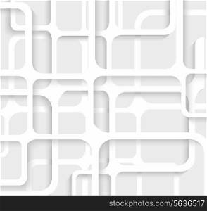 Seamless Geometric Pattern. Monochrome cellular texture. Repeating abstract background