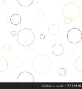 Seamless geometric pattern texture with circles. Seamless pattern texture. Geometric ornament with circles. Vector illustration