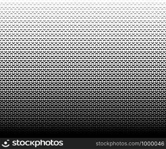 Seamless geometric pattern vector background.Long fade out.. Seamless geometric vector background.Black figures on white background.