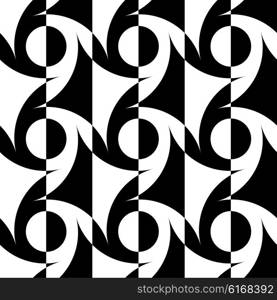 Seamless Geometric Pattern. Vector Black and White Texture. Seamless Geometric Pattern