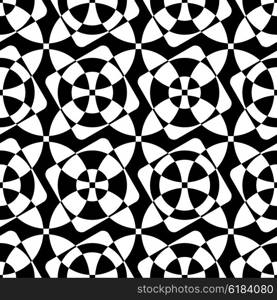 Seamless Geometric Pattern. Vector Black and White Texture. Seamless Geometric Pattern