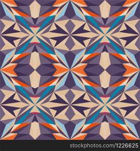 Seamless geometric pattern with colorful elements, vector background.. Seamless colourful pattern geometric backgrounds vector design