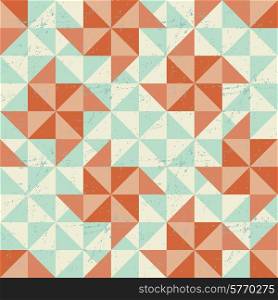Seamless geometric pattern with origami elements.