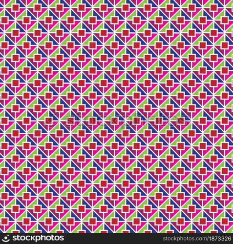 Seamless geometric rectangular pattern background 