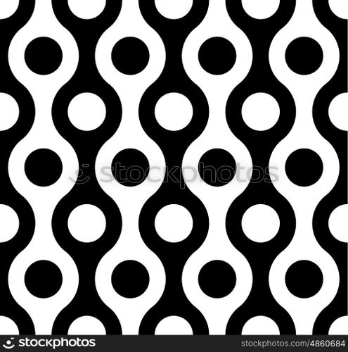 Seamless geometric vector pattern