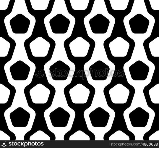 Seamless geometric vector pattern