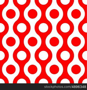Seamless geometric vector pattern
