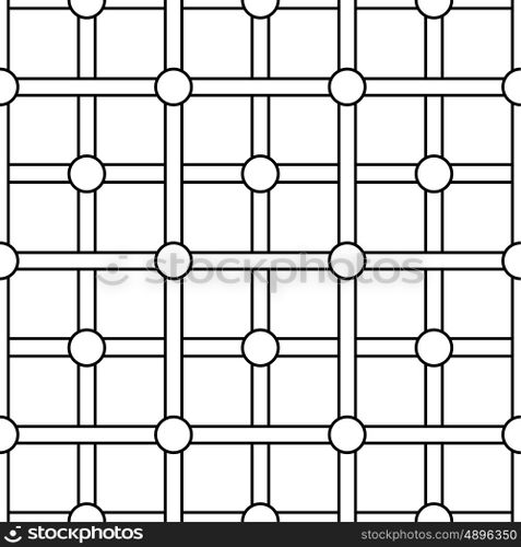Seamless geometric vector pattern