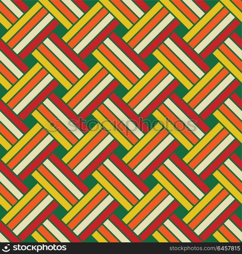 Seamless geometric vector pattern