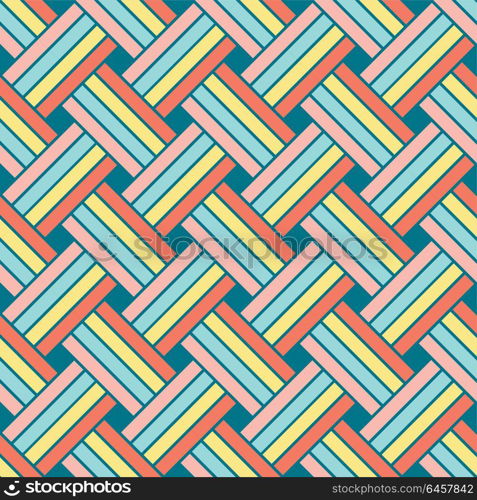 Seamless geometric vector pattern