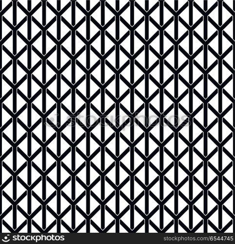 Seamless geometric vector pattern