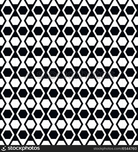 Seamless geometric vector pattern