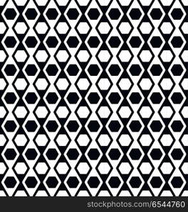 Seamless geometric vector pattern