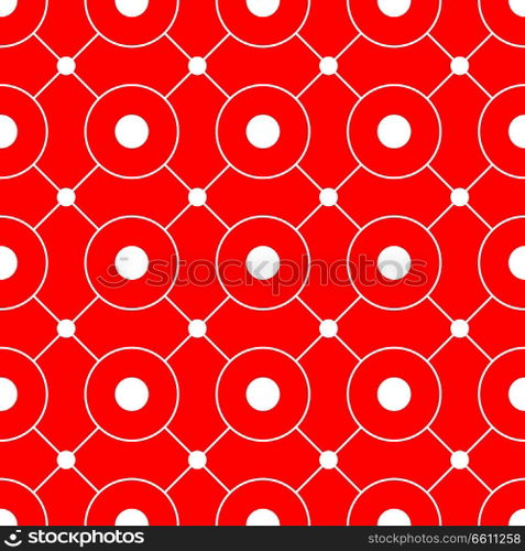 Seamless geometric vector pattern