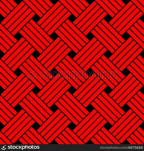 Seamless geometric vector pattern