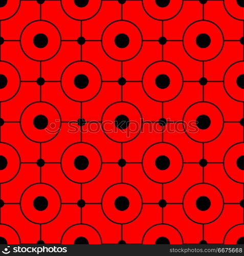 Seamless geometric vector pattern