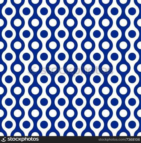 Seamless geometric vector pattern