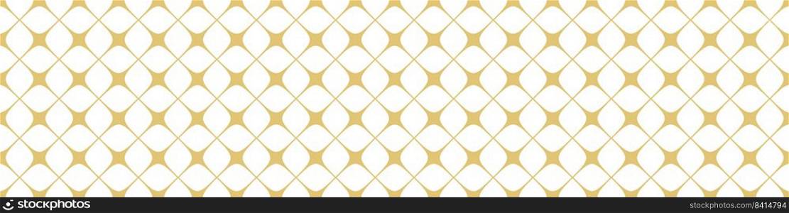 Seamless gold pattern on a white background. Golden weave. Illustration for backgrounds, banners, advertising and creative design. Flat style