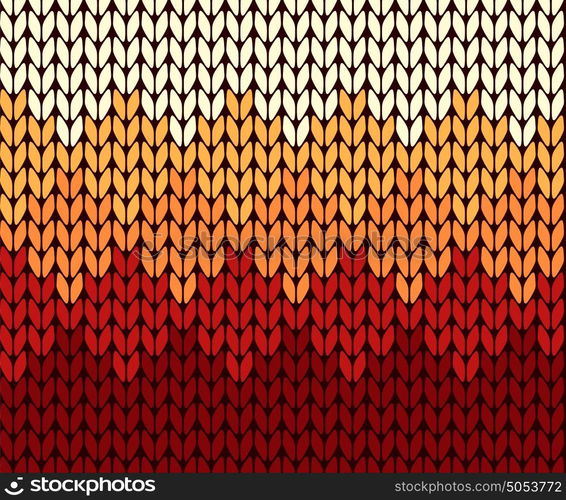 Seamless gradient knitting pattern