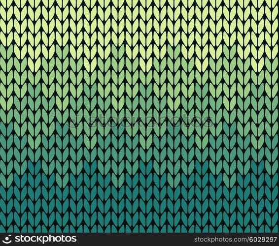 Seamless gradient knitting pattern