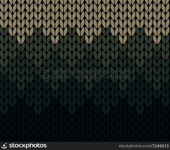 Seamless gradient knitting pattern