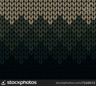 Seamless gradient knitting pattern