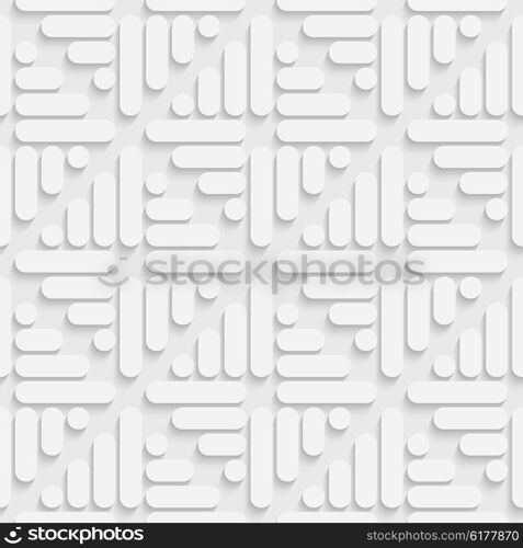 Seamless Grid Pattern. Vector Soft Background. Regular White Texture. Seamless Grid Pattern