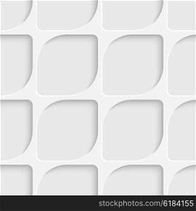 Seamless Grid Pattern. Vector Soft Background. Regular White Texture. Seamless Grid Pattern
