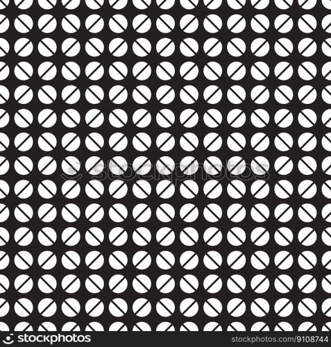 seamless half circle grid  pattern. Split circle texture vector background.