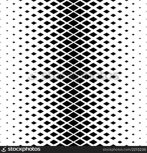 Seamless halftone vector background. Filled with diamonds. Seamless halftone vector background. Filled with black figures
