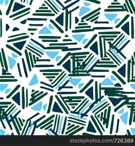 Seamless hand draw Folk pattern. Chaotic Weave lines ornament. Backdrop for textile or book covers, wallpapers, design, graphic art, wrapping. Vector illustration. Seamless hand draw Folk pattern. weave lines ornament.